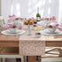 DII Polyester Embroidered Table Runner for Spring Garden Party, Summer BBQ, Baby Showers, Everyday Use - 14x70, Flowers