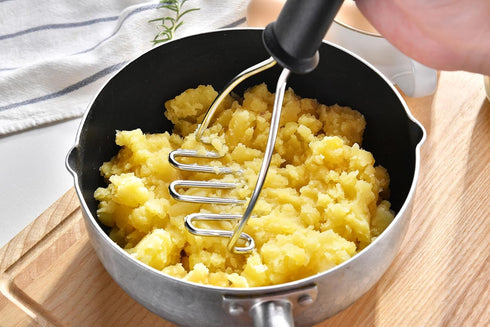 Stainless Steel Potato Masher - Effortlessly Mash Vegetables & More