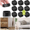 9 Pack Furniture Risers 1 Inch, Adjustable Heavy Duty for Table Desk Couch Chair Sofa Cabinet Bed Legs