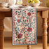 87 Inches Kitchen,Dining,Party,Home,Christmas,12"*87" bilin gaier Farmhouse Berry Red Floral Table Runner for Coffee