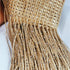 ave split Decorative Door String Curtain, Wall Panel Fringe, Window Room Divider, 100x200cm, Champagne