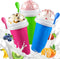 Slushy Cup, 3 Pack Slushie Maker Cups, DIY Magic Smoothies Cup for