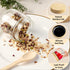 12 Pack 10oz TBWIND Glass Jars with Bamboo Lids, Spoons, Airtight Overnight Oats Containers, Salad & Yogurt Storage
