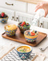 8 Oz, Set 6, HENXFEN LEAD Bouillon Cups Small Bowls for Dessert, Yogurt, Dips, Ice Cream, Dipping Sauce Bowls