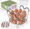 Stackable Egg Steamer Rack Holds 18 Eggs with Handles, Stainless Steel Instant
