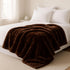 91x81 7.8lb Bedford Home Faux Fur Throw Blanket - Oversized Soft Mink-Style, Machine-Washable Bedding - Heavy Throw
