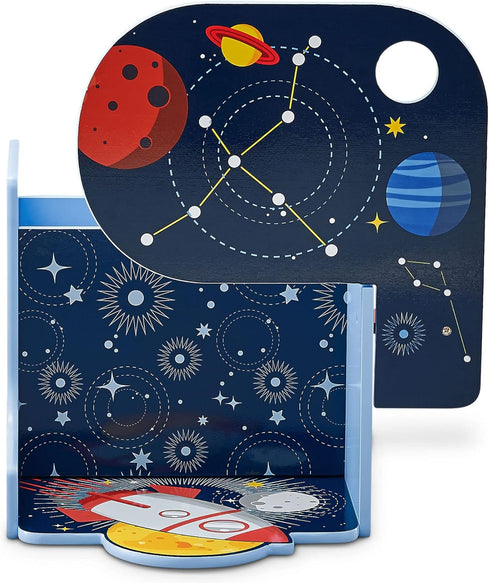 Delta Children Space Adventures Chair Desk with Storage Bin - Ideal for Arts & Crafts, Snack Time, Homeschooling