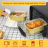 LNYZQUS 30oz Aluminum Pans, 20 Pack Foil Baking Tins with Lids, 7"x5" Disposable Cake Tin