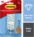 Command Large Hook, 6-Pack, Decorate Damage-Free, Holds 4 lbs (17093CLRES)