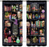 TKUYO 42"x45" Inch Witchy Curtains, Fantasy Magical Vintage Bookshelf Mysterious Bookcase Gothic Skull Spooky Gothe