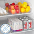 STORi Bliss 10" x 6" Open Clear Pantry Organizer Bin, Plastic Containers with Handle for Kitchen, Fridge, Bathroom