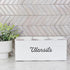 AuldHome Large White Enamelware Utensil Holder, Farmhouse Cooking Caddy for Spoons, Forks, Knives Storage on Countertop