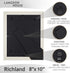 8x10 3 Pack) Langdon House Picture Frames (Almond White, Wood Grain Style, Wall Mount or Table Top, Richland Collection