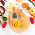 Totally Bamboo Pineapple Shaped Bamboo Wood Cutting Board and Charcuterie Board, 14-3/8" x 7-1/2"