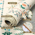 4x6ft, nesrt Dragon Area Rugs for Living Room Beige Animal Print Kids Bedroom Washable Rugs Non Slip, Botanical Forest