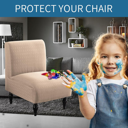Armless Armless Armless 1pc) LavishCover Accent Chairs Covers, Thick Recliner Sofa Cover Stretchable, Removable Chair
