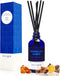 Reed Oil Diffuser Set - Floral Notes, Vanilla, Cinnamon & Amber, 110ml/3.7oz, Includes 6 Rattan Diffuser Sticks