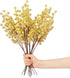 12 16 Inch Norme Pcs Glitter Gold Christmas Tree Decoration Gold Christmas Tree Picks Floral Ornaments DIY Artificial