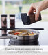 YAMAZAKI Home Spice Shaker Jar, Seasoning Container Bottle | Plastic, One Size, Black by YAMAZAKI