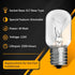 UP2WIN Light Bulb Compatible with Whirlpool 8206232A, 40w 125v Microwave Oven Light, E17 Base, 3 Pack