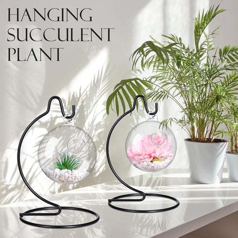 30 Tatuo Pcs Ornament Display Stand Christmas Holder Hanger Stands Glass Ball Ornament Holder Metal Iron Hanging Hanger