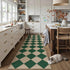 PureCozy 2x8 Checkered Easy Jute Runner Rug Non Slip Hallway Kitchen Washable Outdoor Rug for Entryway Indoor