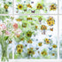 CRASPIRE 8 Sheets Sunflower Window Stickers - Spring Summer Theme Butterfly Clings for Home Decor