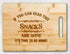 Funny Charcuterie Cutting Board - Sarcastic Kitchen Bamboo Cutting Board, Great Hostess Gift