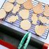 Perforated Baking Mats, 2 PCS Non-Stick Reusable Eclair Silicone Mat for Half Sheet, 11 5/8" x 16 1/2"
