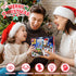 2025 6 1 12 Countdown Christmas Advent Calendar, IN Santa Claus Train Building Blocks, Days Calendar Toy for Kids