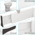 Drawer Dividers Organizer 6 Pack, Adjustable Separators 4" High Expandable from 11-17" for Bedroom, Bathroom, Closet,