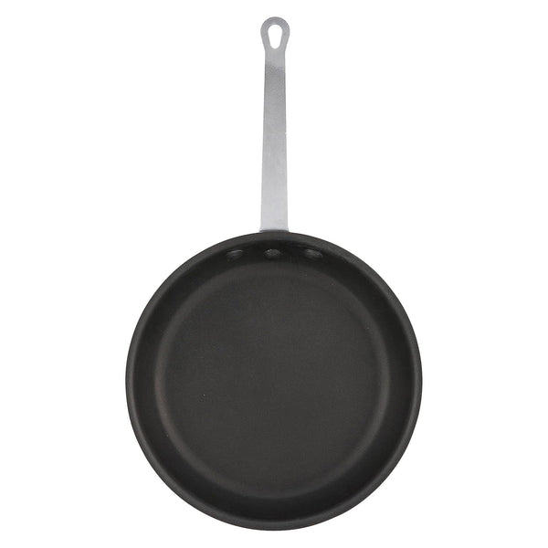 Winco 8 Inch Aluminum Frying Pan, Black