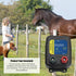 FBULWSEC 17 2-Mile/ 8 0.1 Electric Fence Energizer with Gauge Aluminum Wire, Acres Electric Fence Charger, Livestock