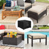 33L 33W 17H Inch, OutdoorLines Outdoor Waterproof Patio Ottoman Covers - Square UV-Proof Patio Side Table Cover