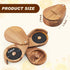3 Rimmer Set Rimming Rimmer Mifoci Acacia Tier Margarita Salt Magnetic Station with Lid and Sponges Bar Glass Home Bar