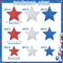 JULMELON 22pcs 4th of July Patriotic Decorations Red White and Blue Star Magnets Car Magnetic Stickers for Independence Day Party Cruise Garage Door Refrigerator Mailbox Decorations Accessories