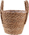 Yardwe Woven Flower Basket | Straw Weaving Plant Flower Pots Cover for Garden Containers and Storage Bins 6.3 Inches