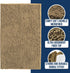 Muddy Mat Chenille Bathroom Rugs, Quick Dry Microfiber Non Slip Washable Bath Mats for Bathroom, Kitchen, Shower Floor