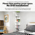 7-Tier No-Drill Corner Shelf Wall Mount, Floating Corner Bookshelf with Hooks, Space-Saving Zigzag Plant Shelf