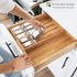 15 100% KitchenEdge Spice Drawer Organizer with Expandable Storage. Holds up to Spice Jars (Not Included), Non-Slip