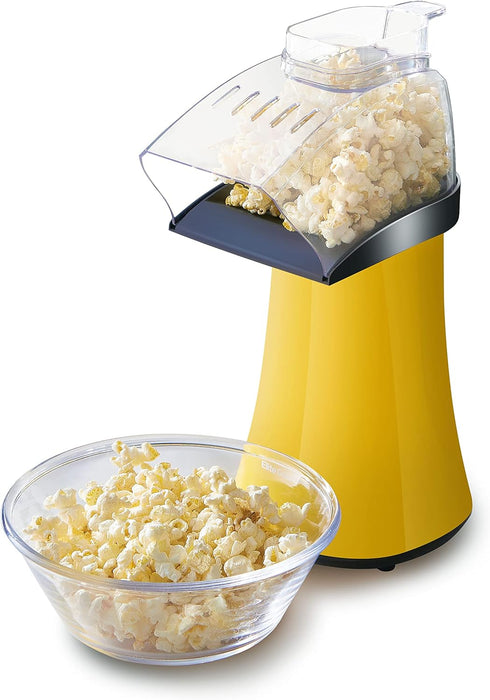 Elite Gourmet Fast Hot Air Popcorn Popper, 1300W Electric Maker with Measuring Cup & Butter Tray