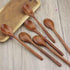 Wooden Spoons, 6 Pieces 9 Inch Wood Soup Spoons for Eating, Mixing, Stirring, Eco-Friendly Kitchen Utensil