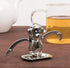 HIC Harold Import Co. HIC Tea Infuser with Drip Tray, Single, Monkey