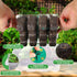 72 3 4 Adawook Clear Seed Starter Trays with Grow Lights & Heat Mat, Cells Seed Starter Kit, Lighting Mode, Timing