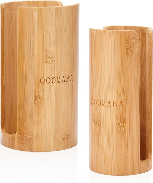 Mason Jar Lid Organizer (2pcs), Bamboo Storage for Mason/Canning Lids, Stackable and Steady Design