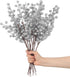 12 16 Inches Norme Pcs Glitter Silver Picks for Christmas Tree Decoration Silver Christmas Tree Ornaments DIY Xmas