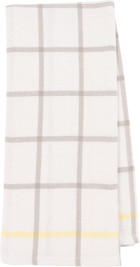 KAF Home Pantry Lemon Kitchen Dish Towel Set of 4, 100% Cotton, 18 x 28-inch