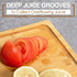 Empune Extra Large Bamboo Cutting Board, 16" with Juice Groove and Handles, Heavy Duty Kitchen Chopping Board