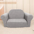 Hrebr 2-in-1 Chairs for Toddler, Toddler Soft Teddy Baby Couch Fold Out, Convertible Chair to Lounger for Girls
