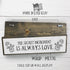 Love Wood Signs (Medium - Wood And Metal, The Secret Ingredient Is Always Love)